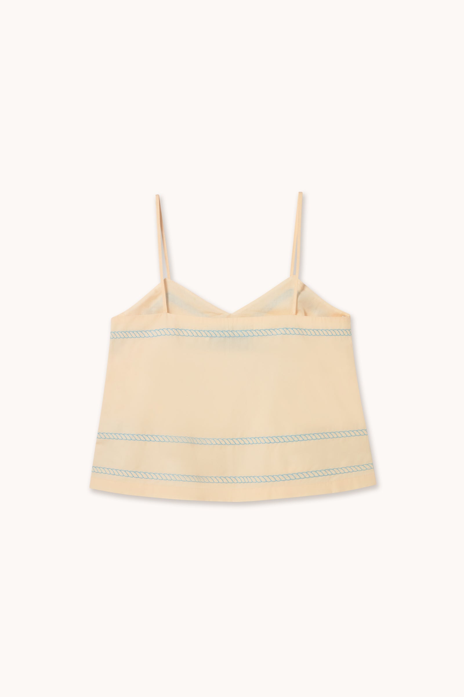 EMBROIDERED STRAPS TOP