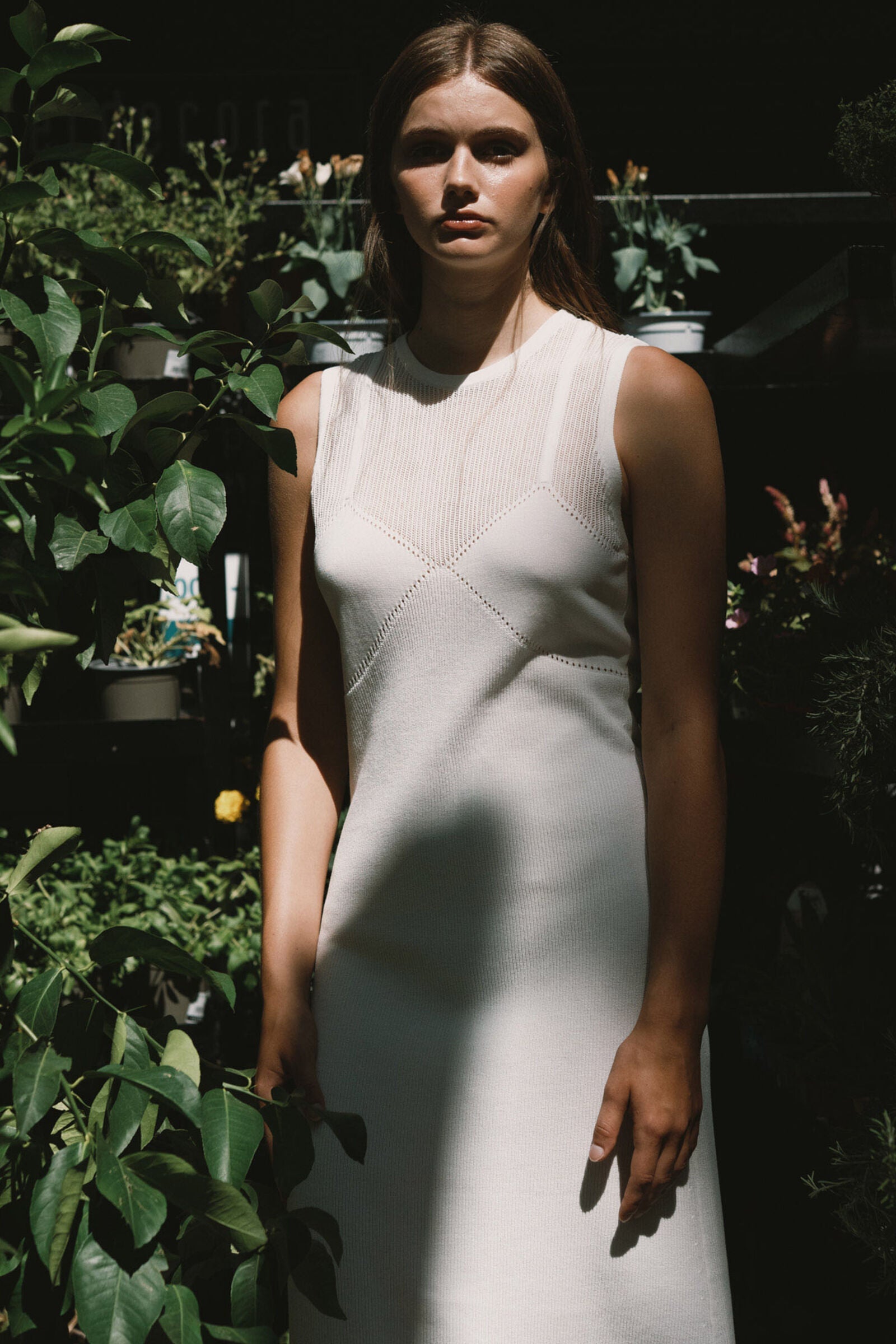 KNITTED LACE DRESS