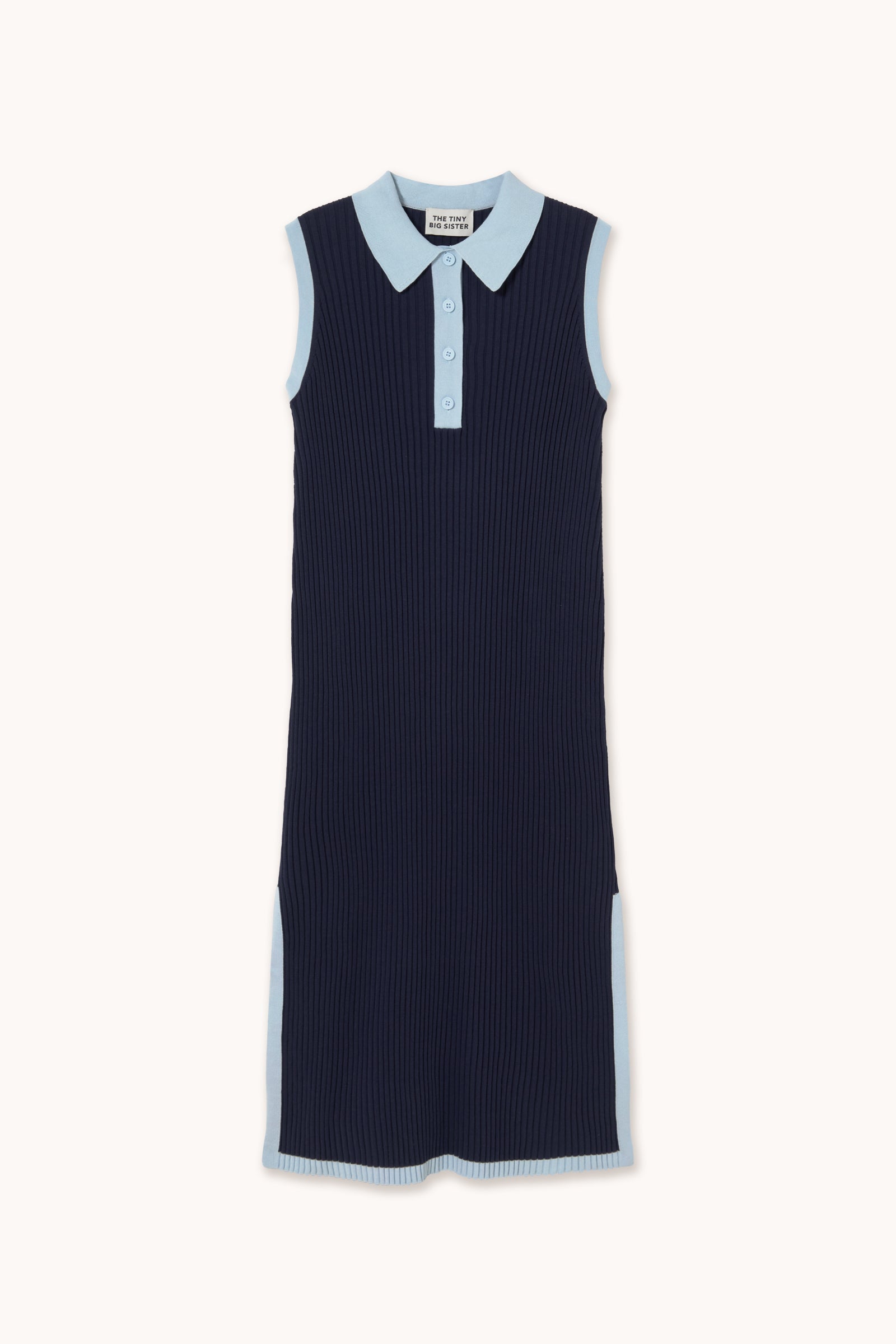 COLOR BLOCK POLO DRESS