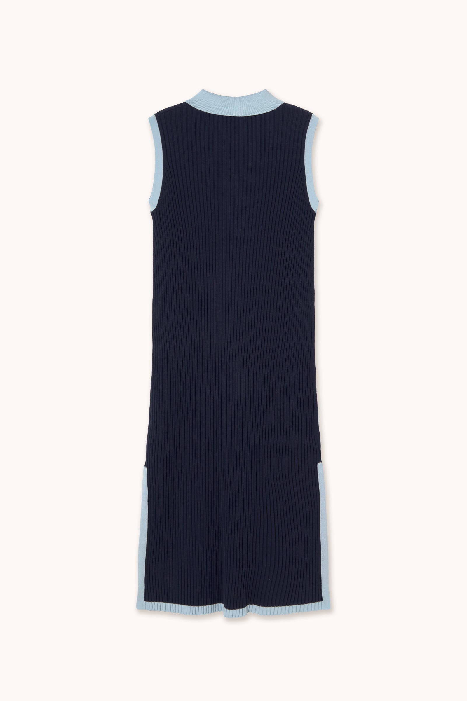 COLOR BLOCK POLO DRESS