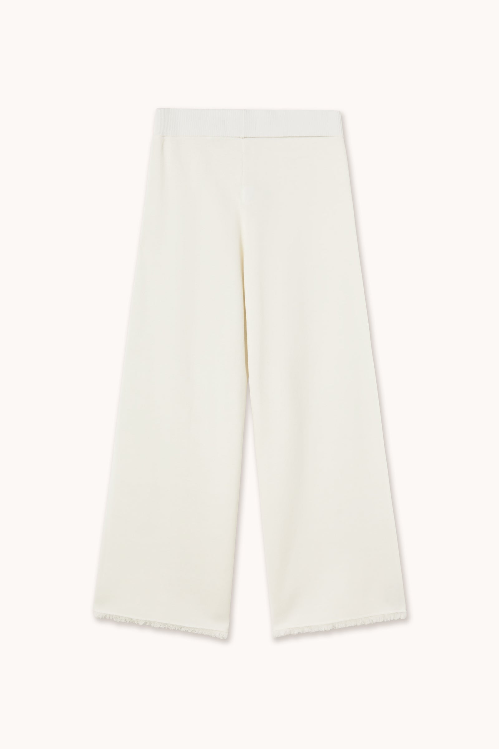 KNITTED PANTS WITH FRINGE