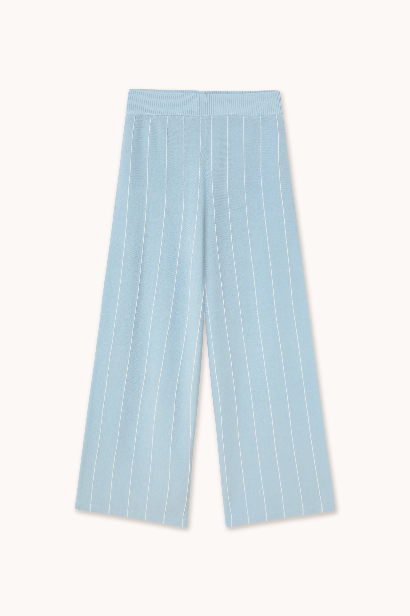 STRIPED KNITTED PANTS