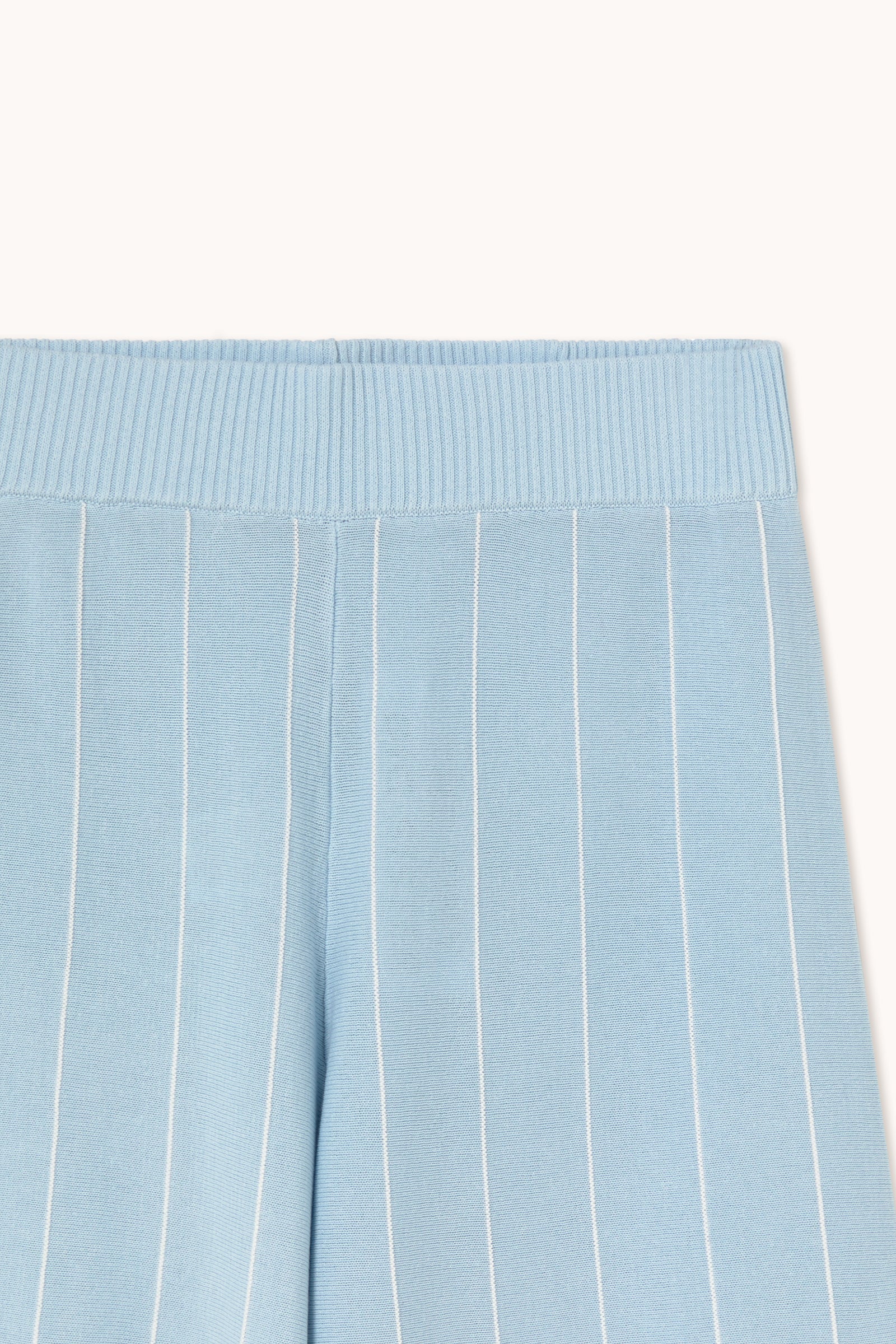 STRIPED KNITTED PANTS