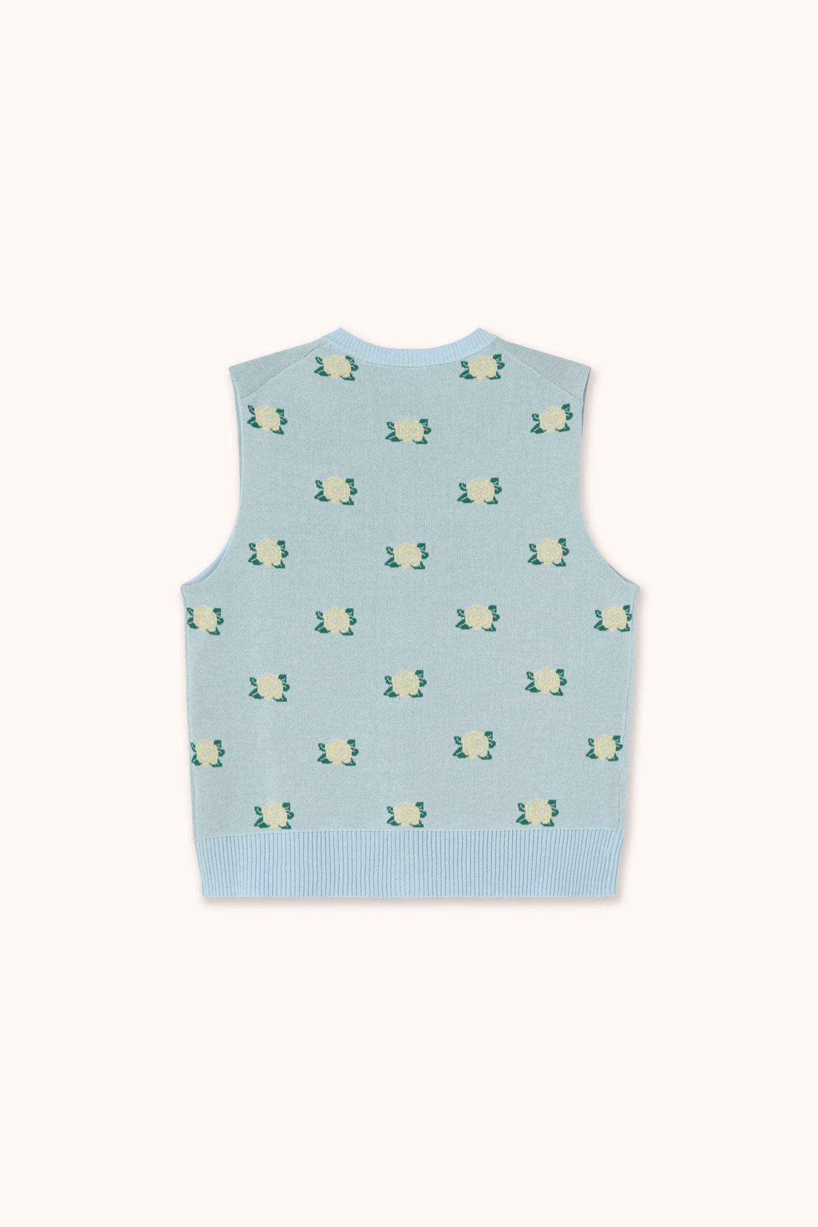 FLOWERS JACQUARD VEST