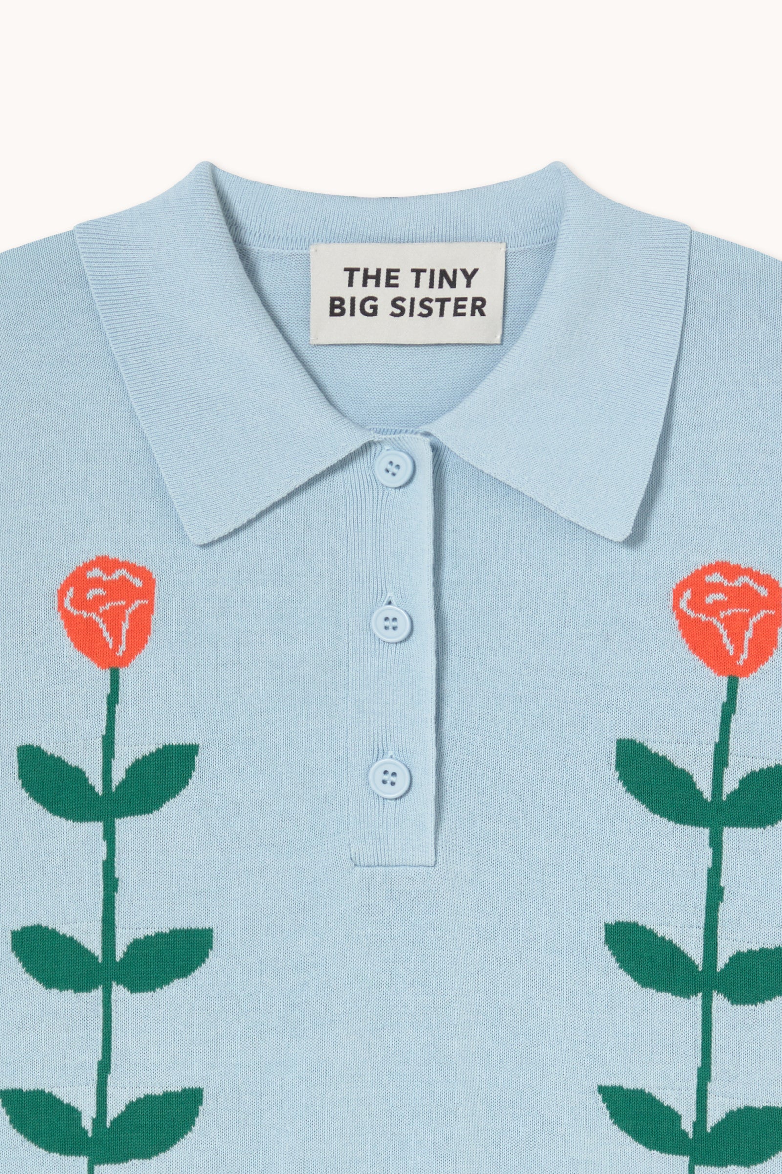 CHLOE ROSES JACQUARD POLO