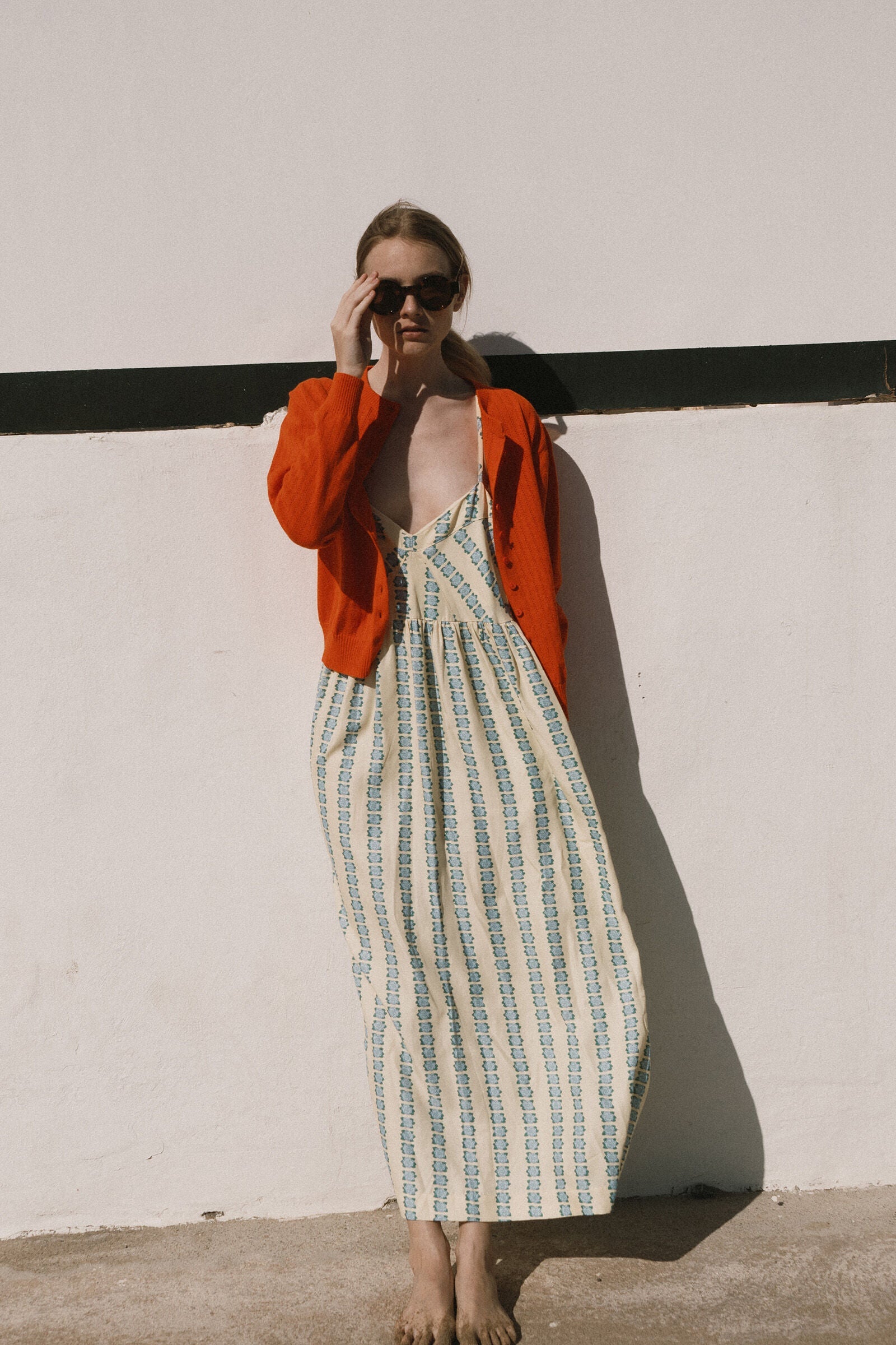 STRIPED LARA CARDIGAN