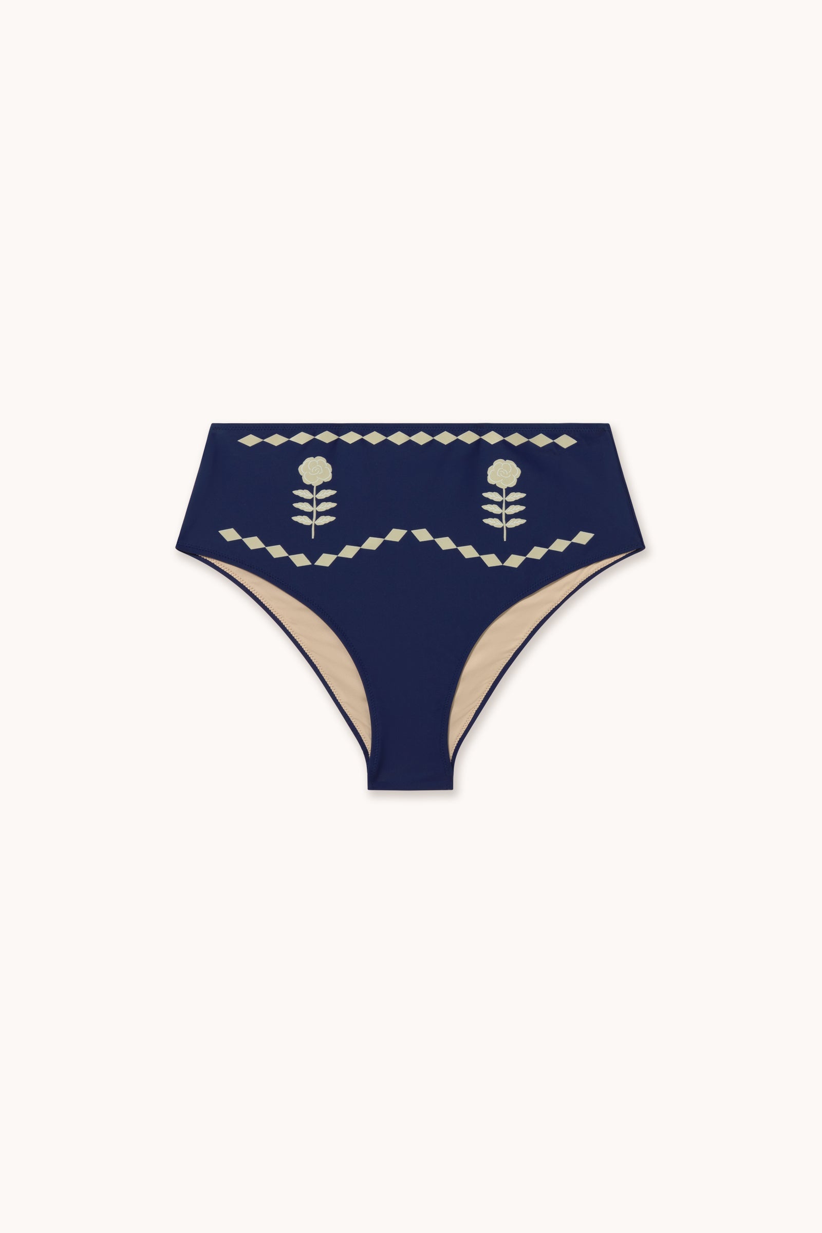 ROSES HIGH-WAISTED BIKINI BOTTOM