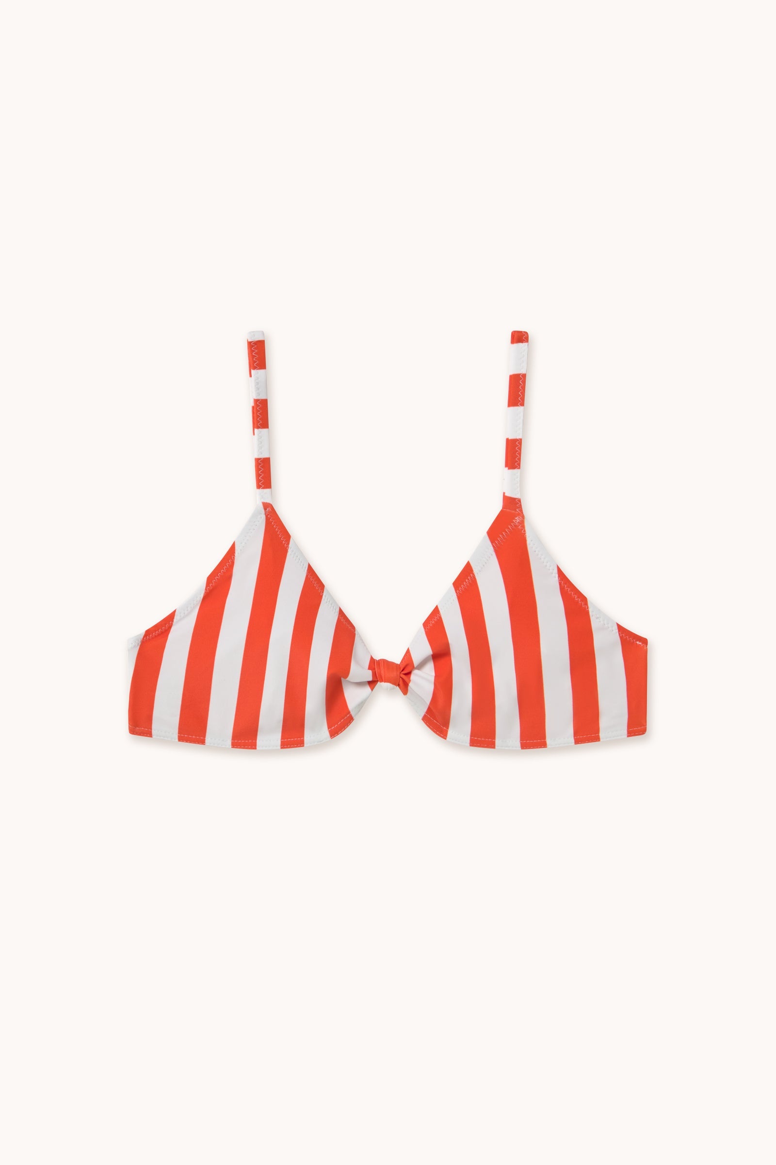 STRIPED KNOT BIKINI TOP