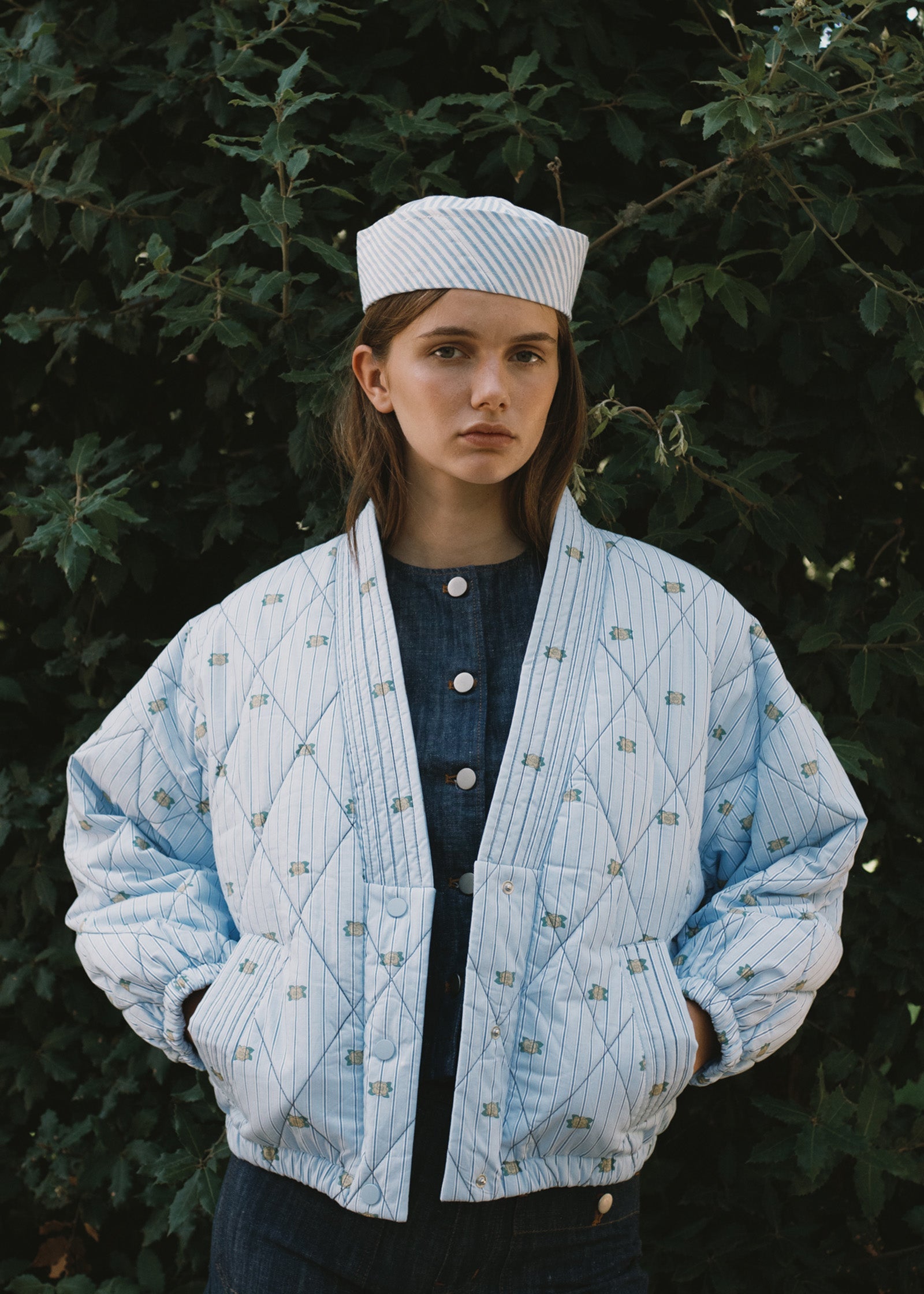 STRIPED SAILOR HAT