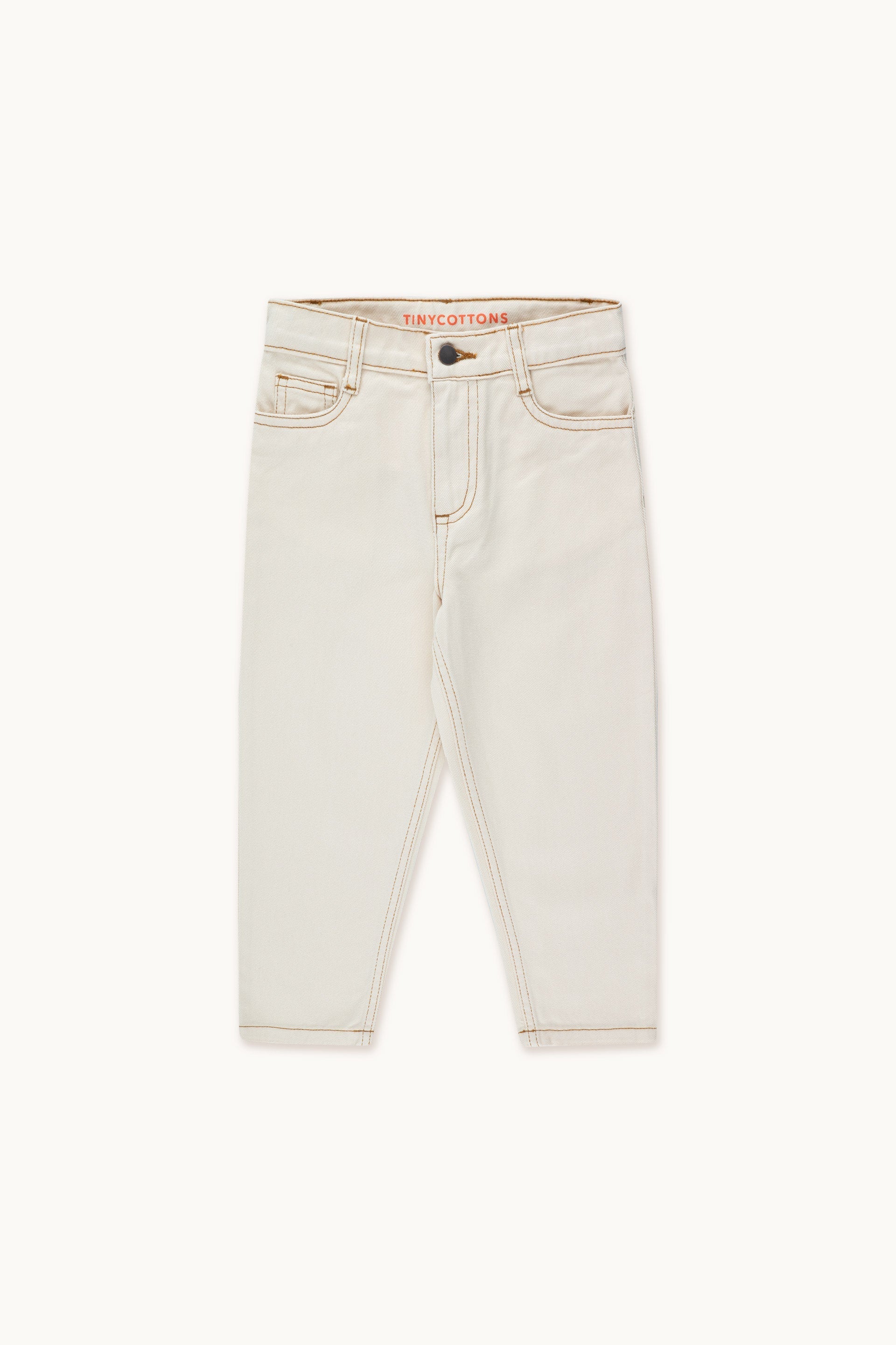 SOLID BAGGY JEANS