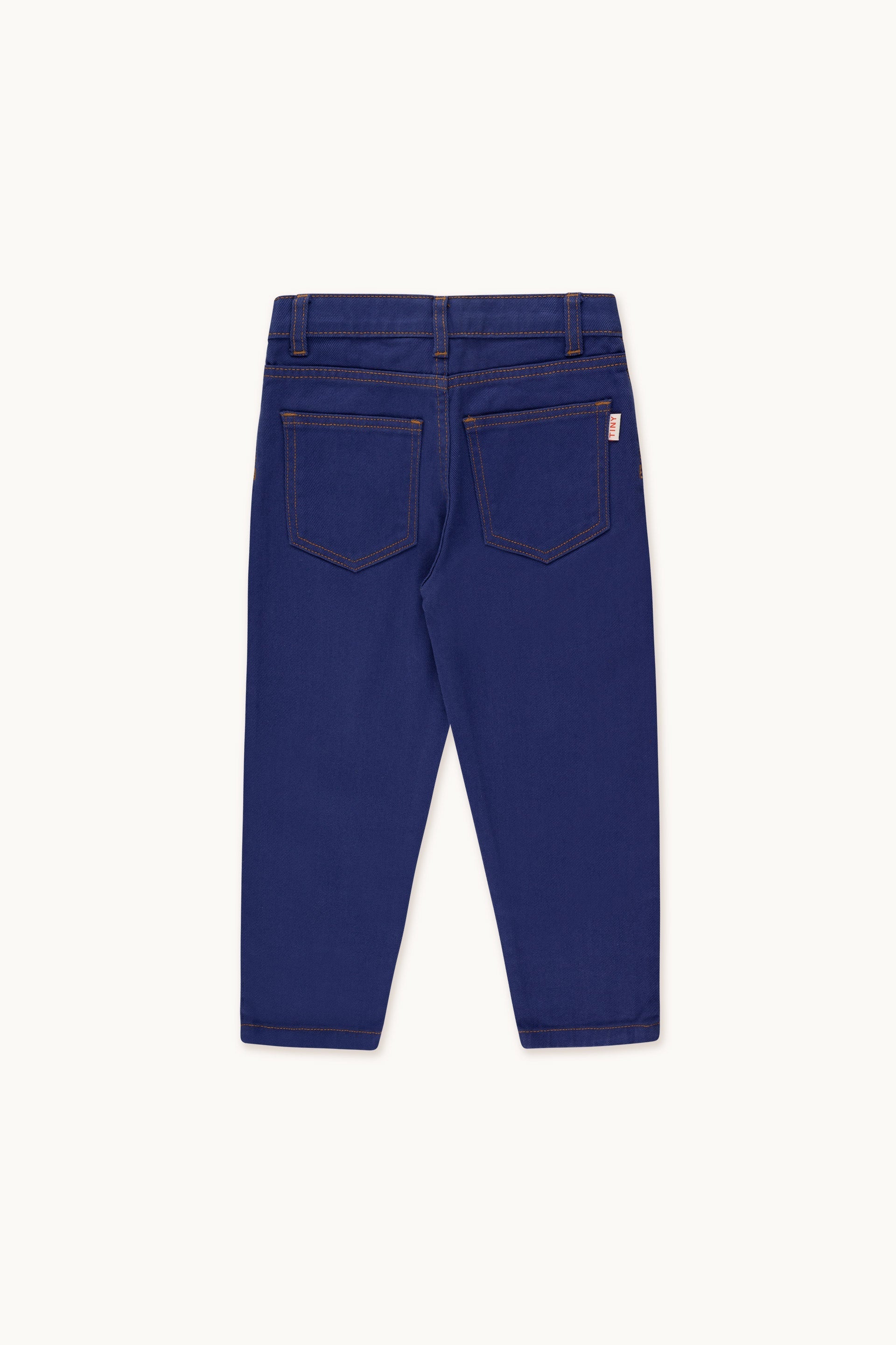 SOLID BAGGY JEANS