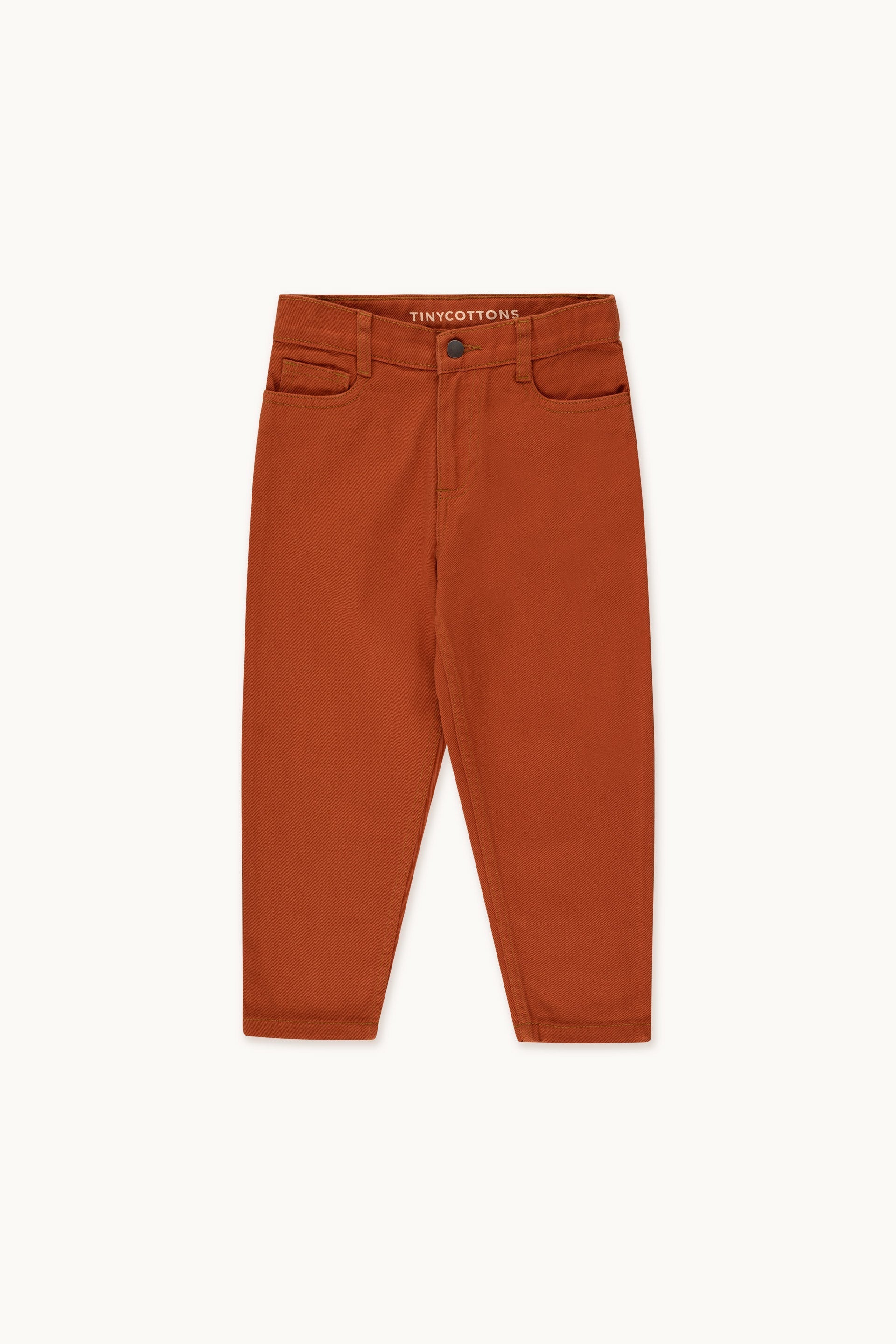 SOLID BAGGY JEANS
