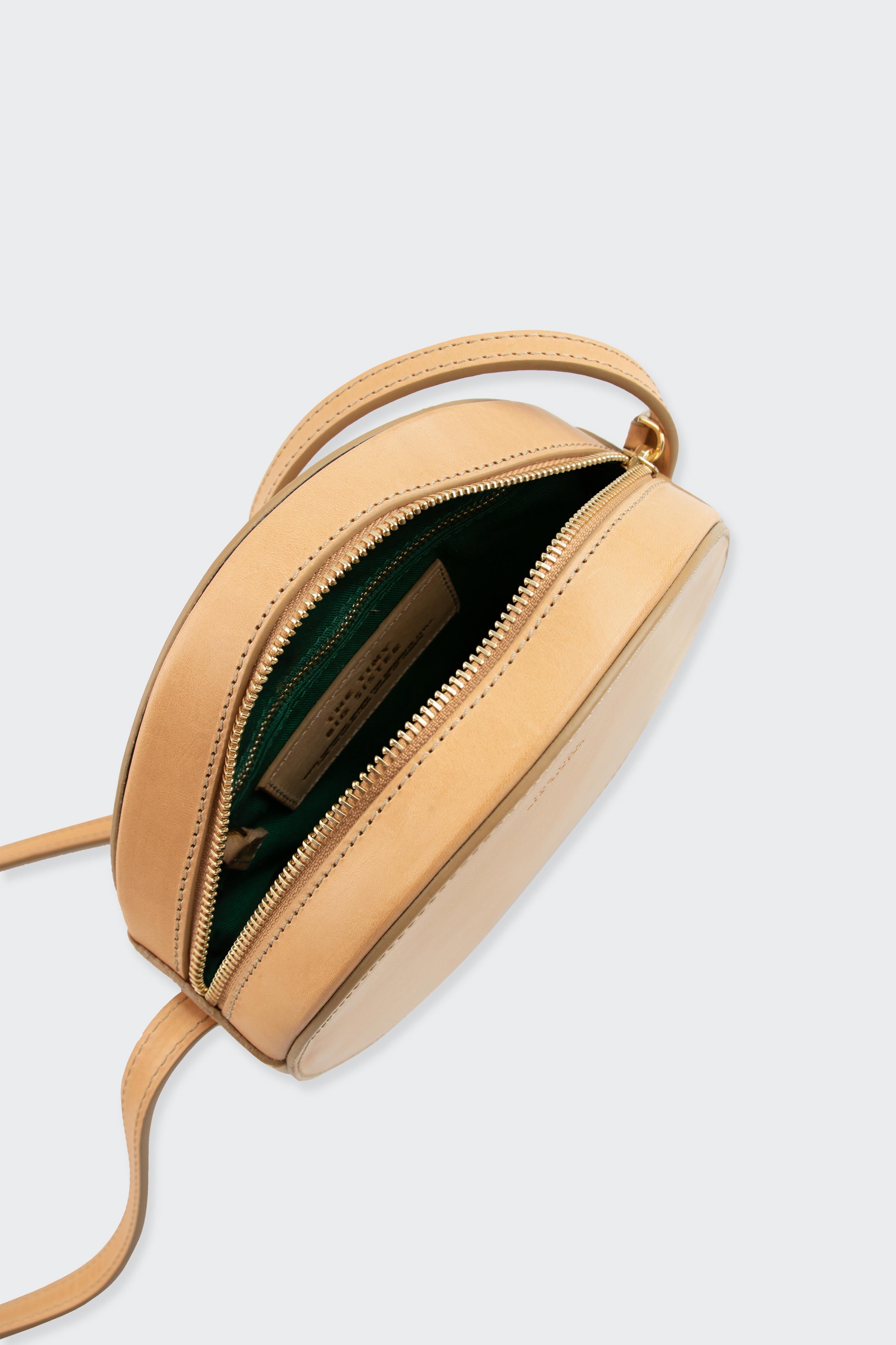 CATA LEATHER ROUND BAG