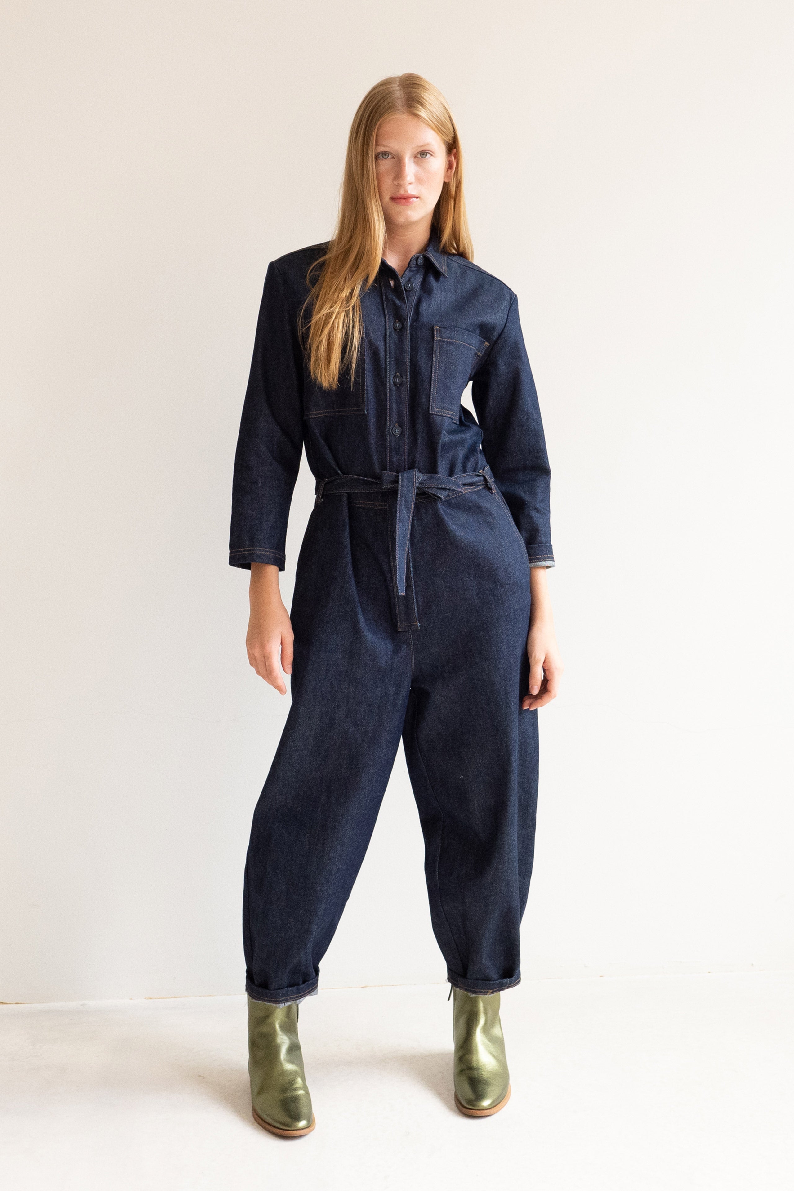 DENIM JUMPSUIT