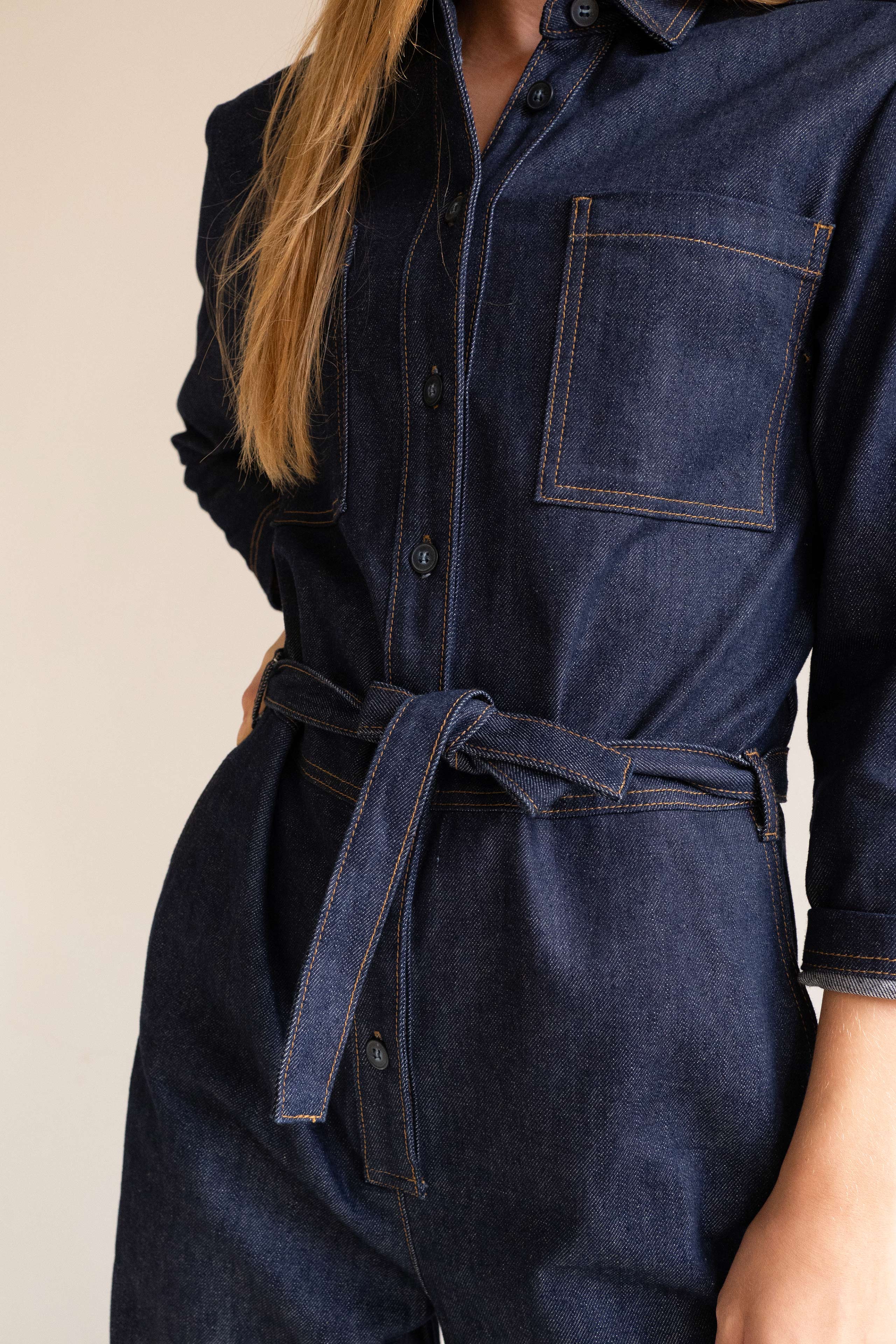 DENIM JUMPSUIT