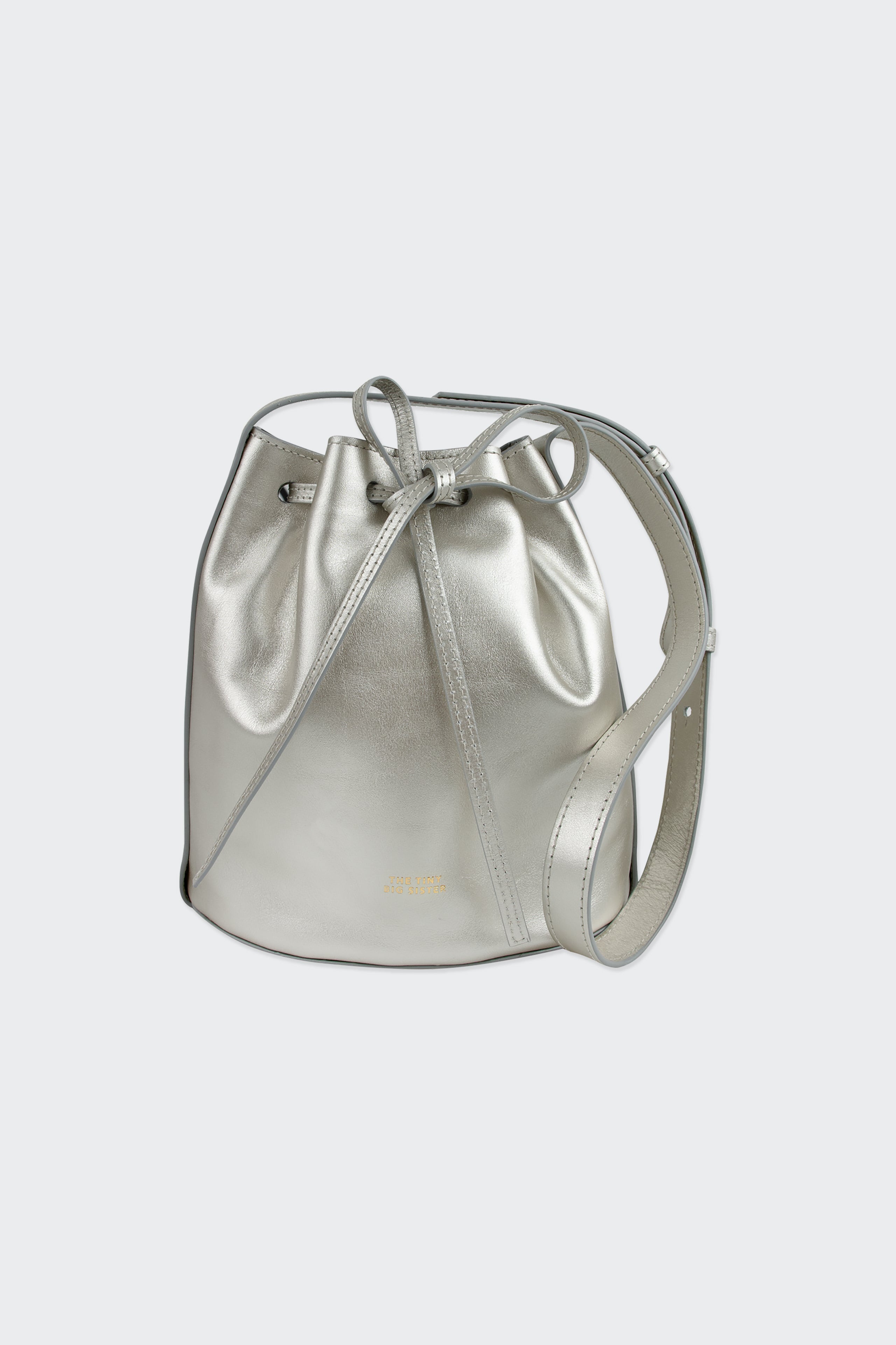 ANNE LEATHER SMALL BUCKET BAG