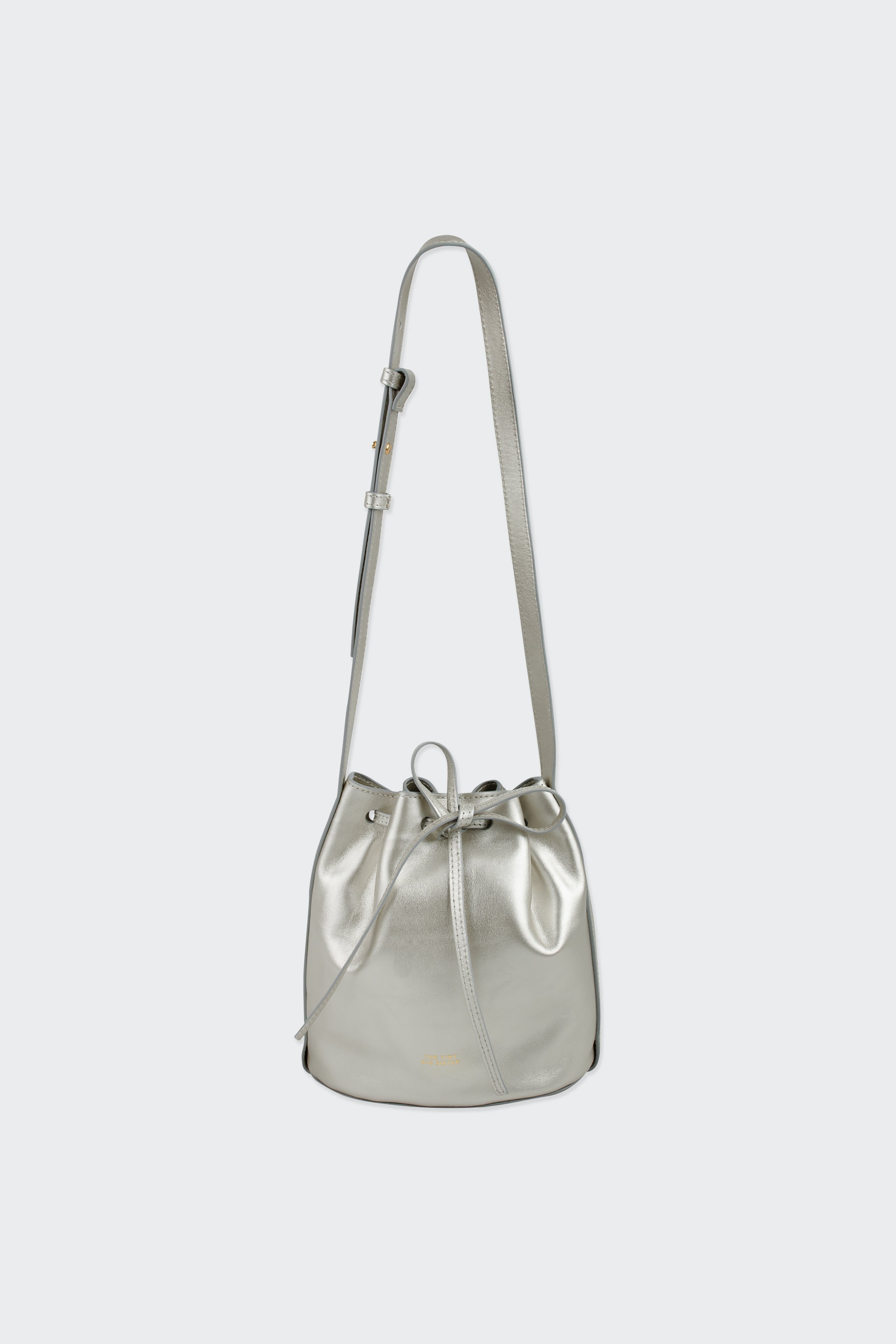 ANNE LEATHER SMALL BUCKET BAG