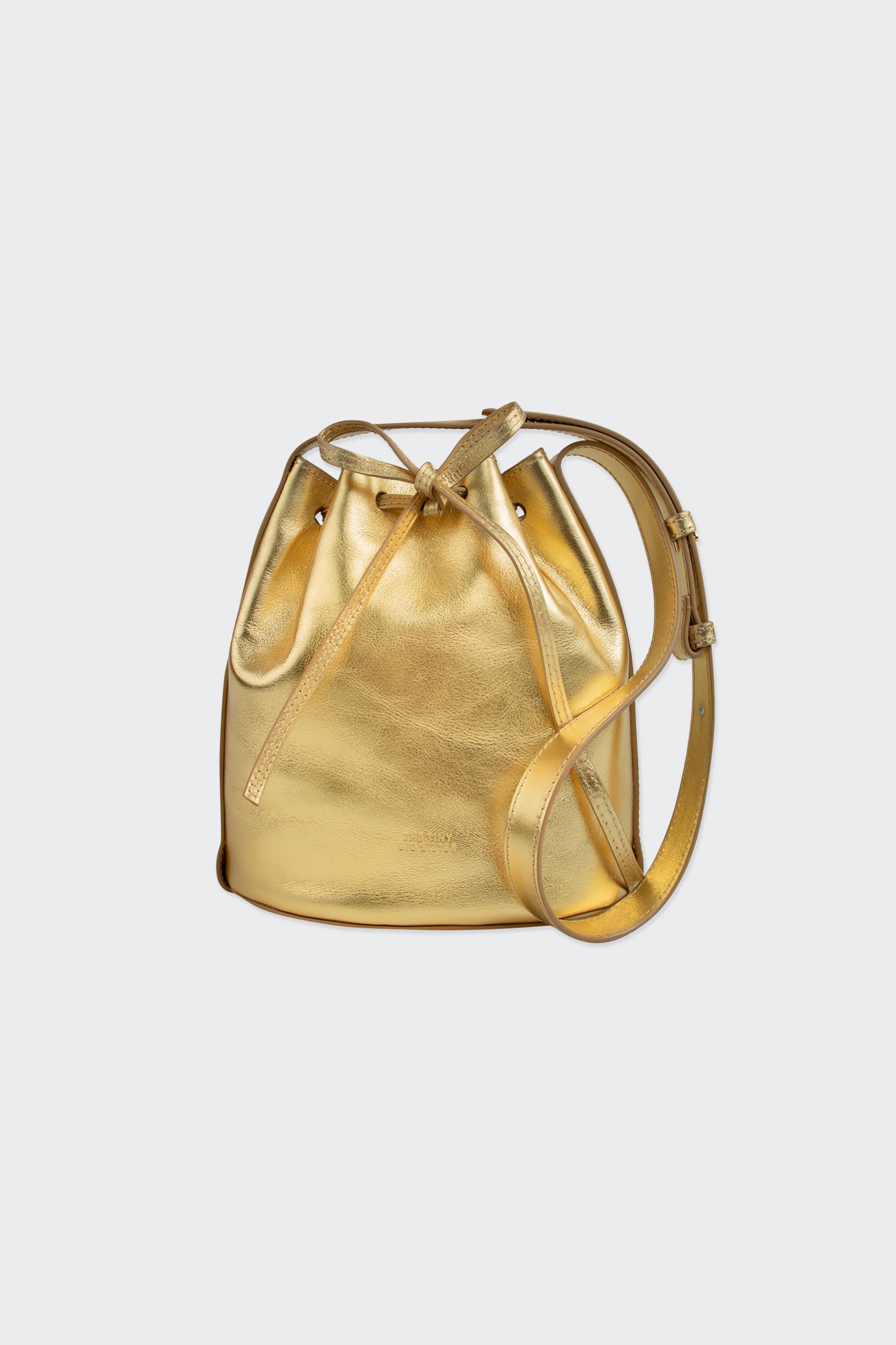ANNE LEATHER SMALL BUCKET BAG