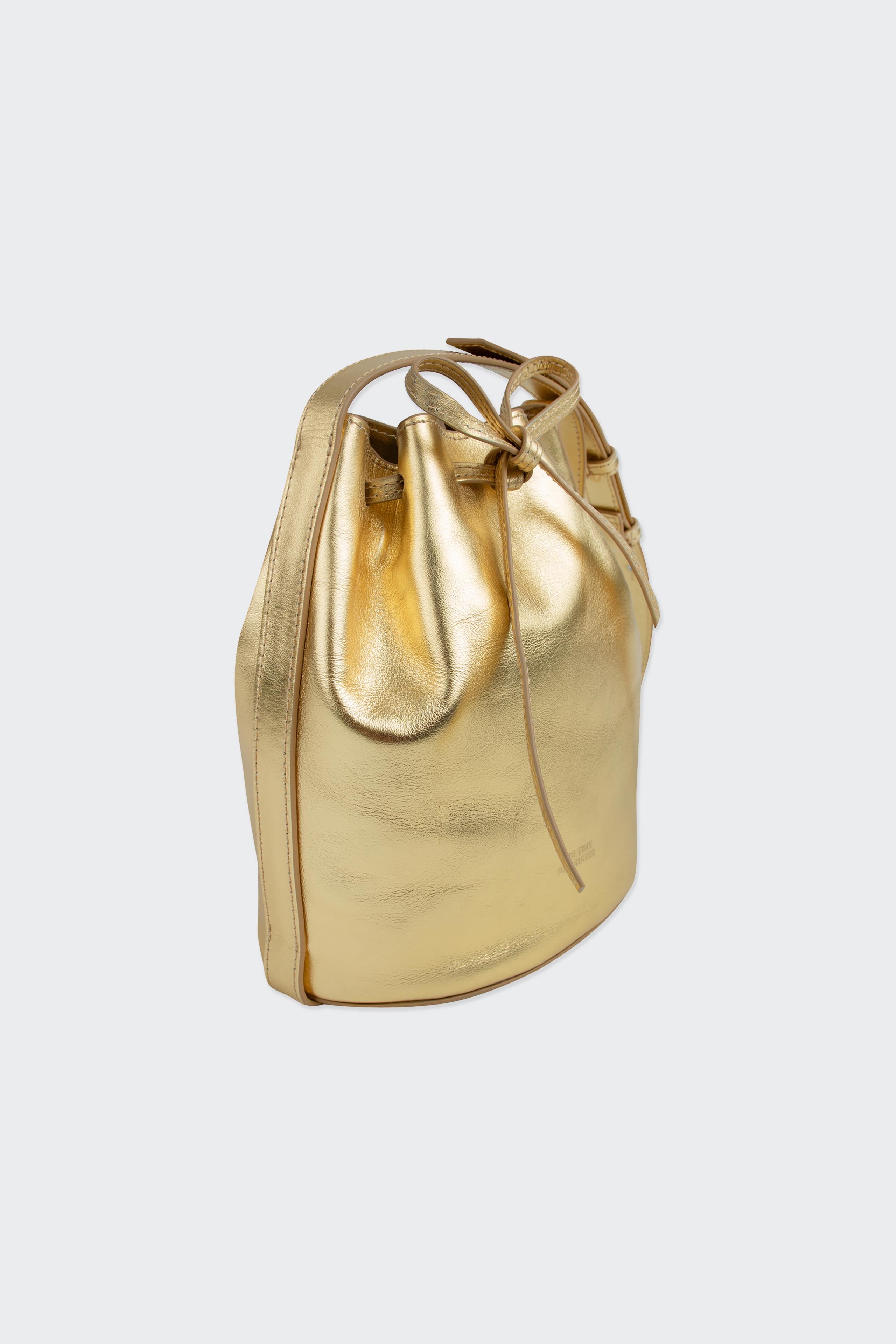 ANNE LEATHER SMALL BUCKET BAG