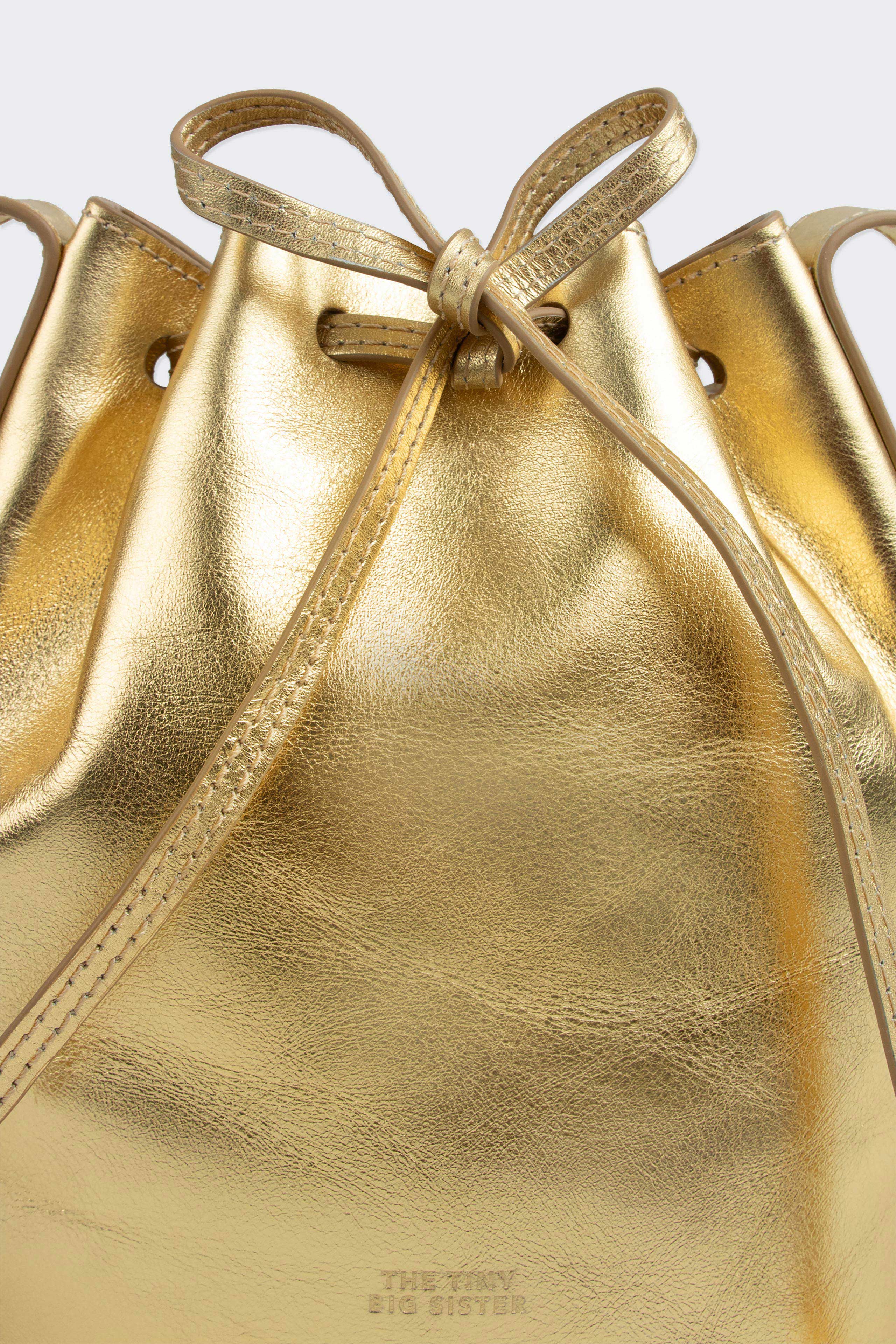 ANNE LEATHER SMALL BUCKET BAG