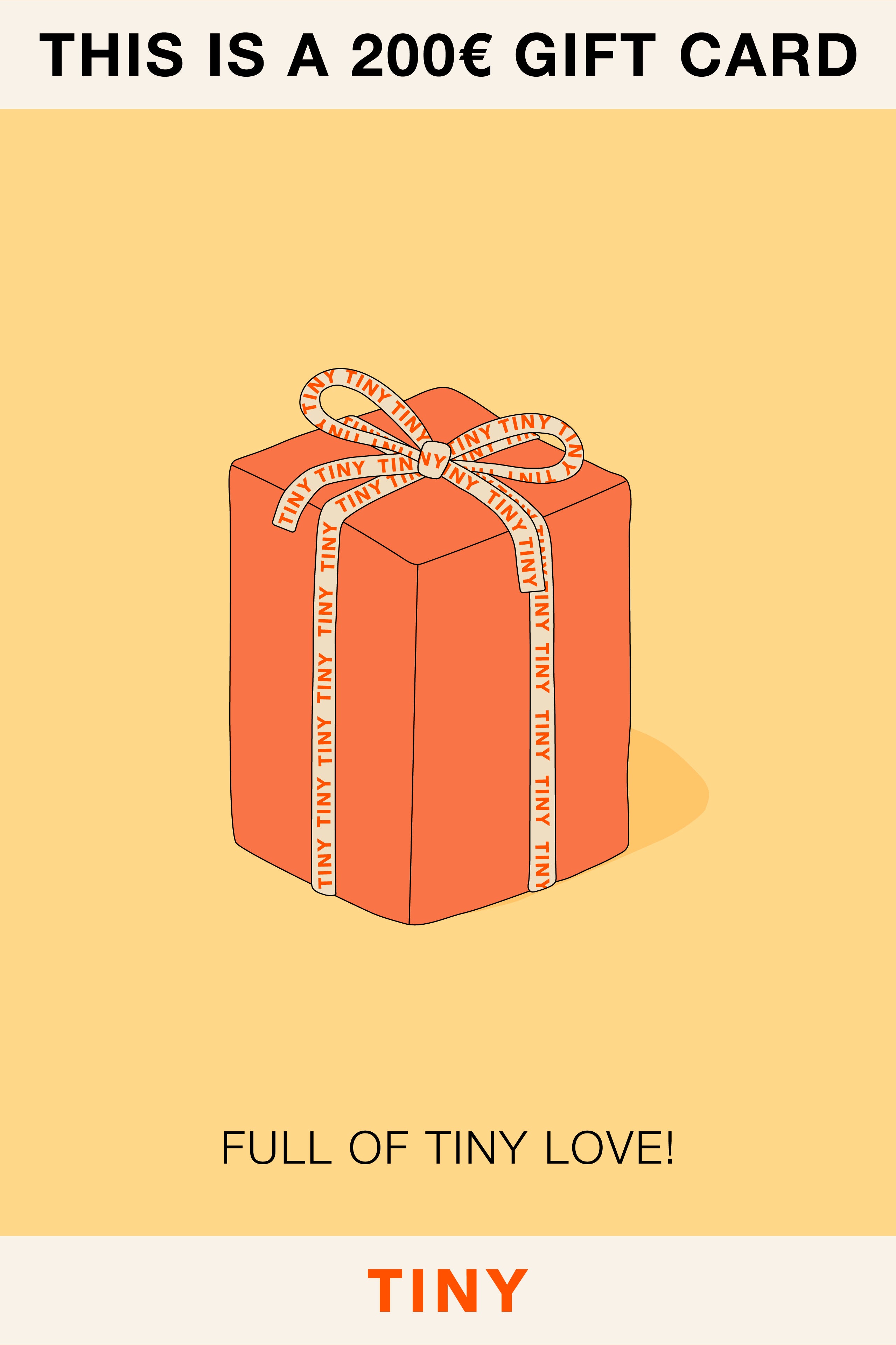 TINY GIFT CARD