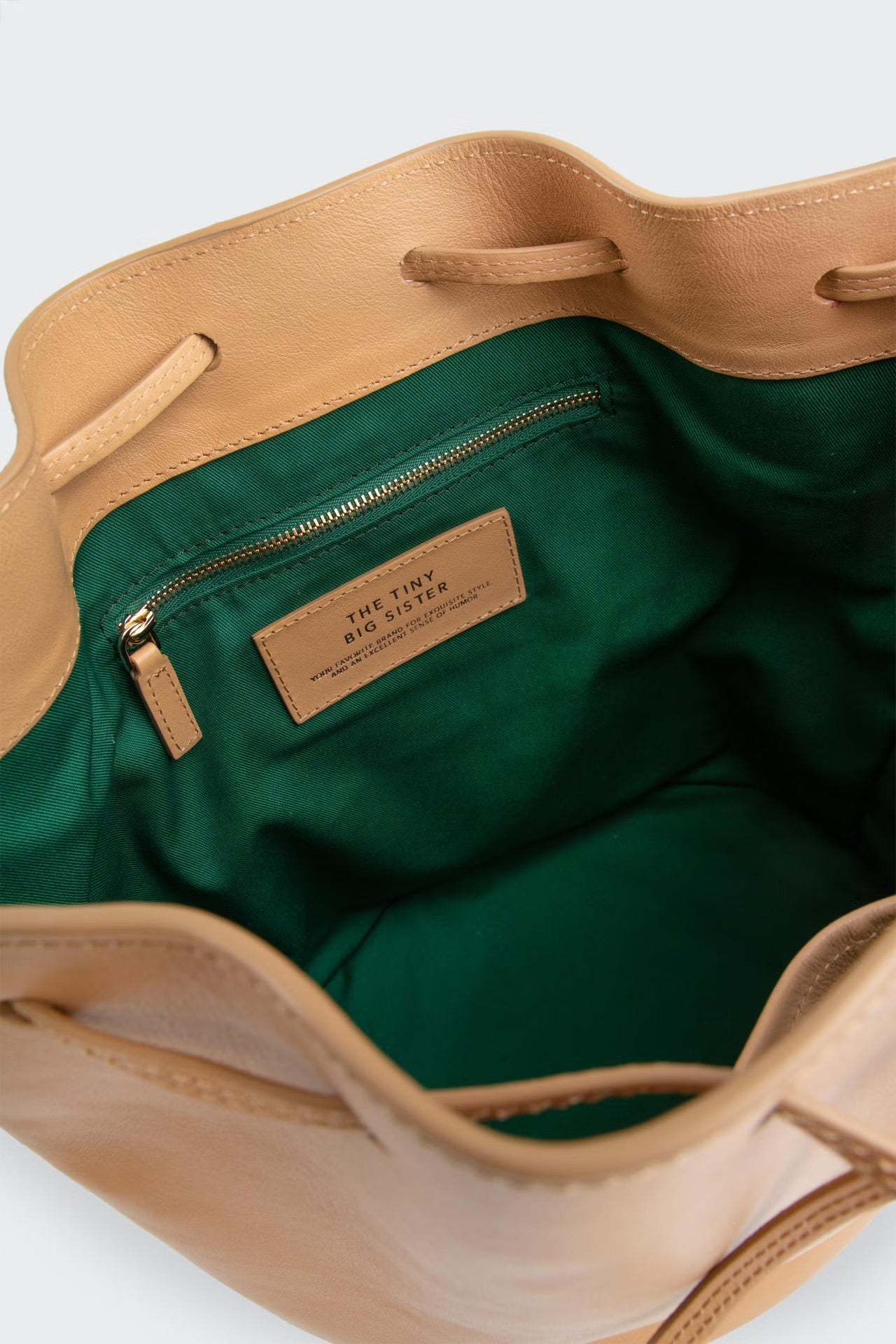 ANNE LEATHER BUCKET BAG